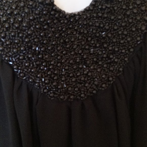 Black Sleeveless Dress or Tunic Top  Size Large NEW NWT - Picture 5 of 6